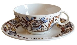 VERNON KILNS Disney Nutcracker Fantasia Cup and Saucer 1940 RARE