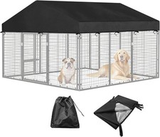 10'W X 10'L Waterproof Dog Kennel Cover Outdoor 600D Oxford Fabric Dog Kennel Ro
