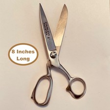 Stainless Steel 8" LEATHER SCISSORS/SHEARS for Leatherwork/Fabric/Tailor 8 INCH