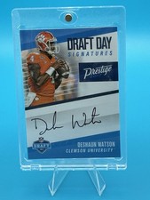 2017 Deshaun Watson  Panini Prestige Draft Day Signatures Autographed  Clemson