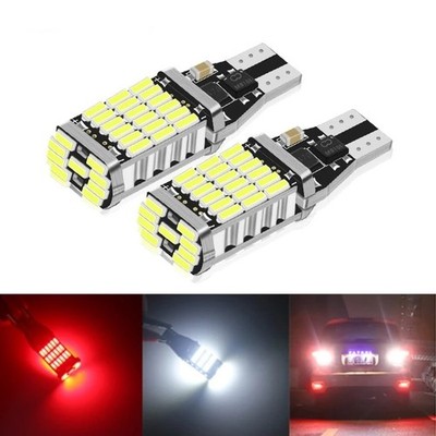 T15 W16W LED Birnen 45SMD 12V Auto Rückfahrscheinwerfer Paar