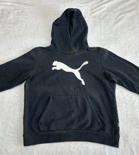 Puma Way 1 Youth Black Hoodie Sweatshirt, Size Youth Large
