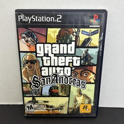 Vintage Grand Theft Auto San Andreas Sony PlayStation 2 Game Disc Rockstar NTSC