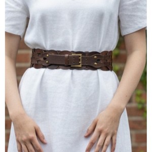 ANTONIAZZI Firenze Brown Tooled‎ Leather Wide Waist Belt Antoniazzi Belt - Etsy main image 3