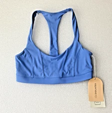 Blogilates Women’s Princess Sports Bra Size Small Light Blue NEW