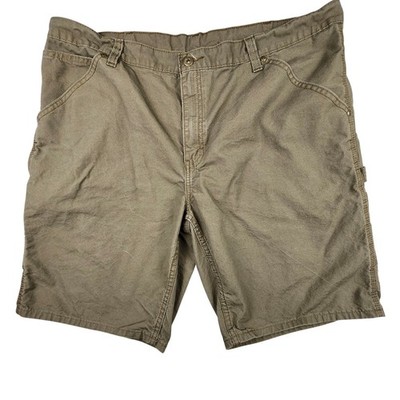 Faded Glory Carpenter Shorts Mens 42 Outdoor Cotton Canvas Utility Workwear