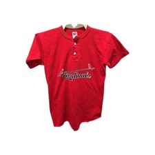 Vintage Cardinals Red Baseball Shirt size Youth L