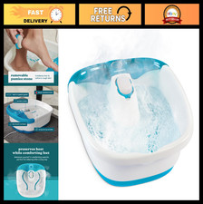 Invigorating Bubble Foot Spa with Toe Touch Control, Massage Nodes  Pumice Ston