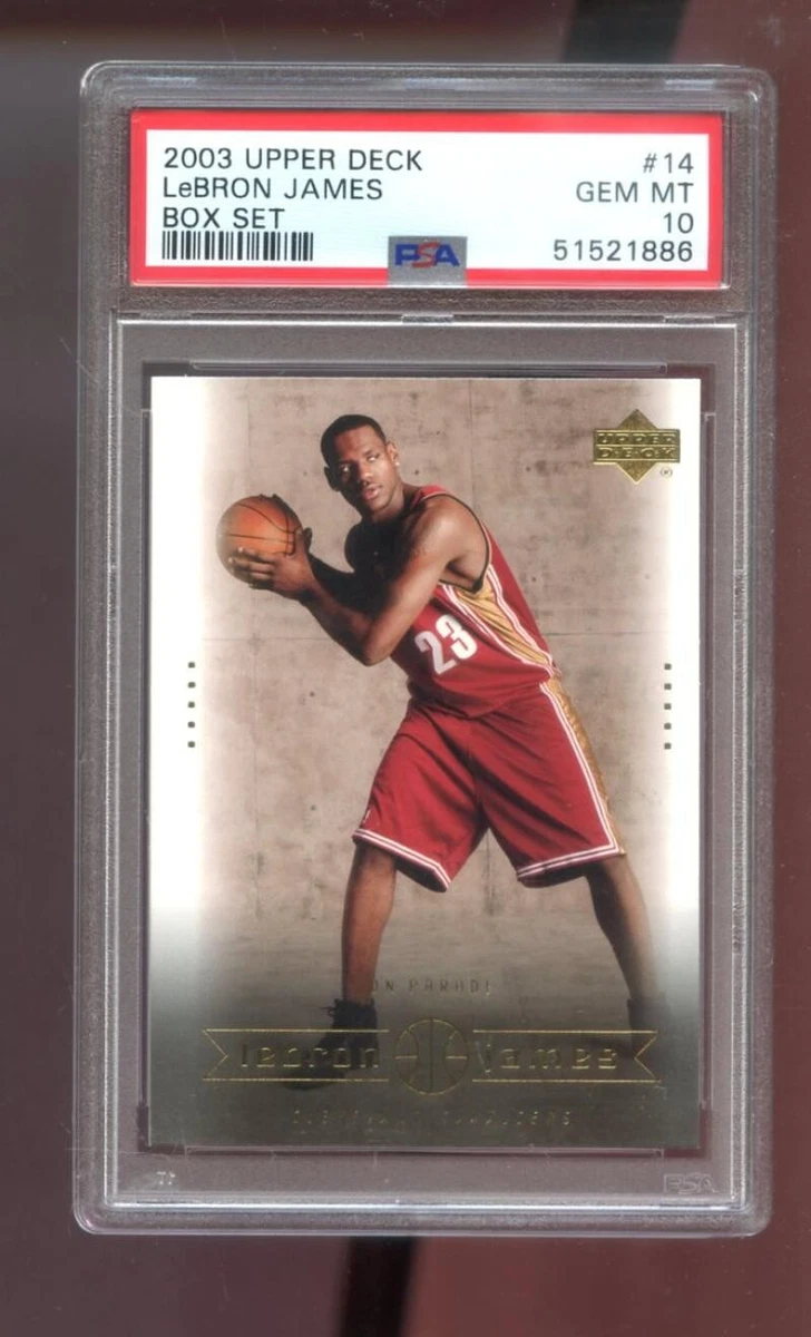 LeBron James Basketball Grade 10 Rookie Sports Trading Cards