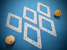 5 Pack Magic Rack Pool Billiards Turtle MAXRACK Style Template USA MADE