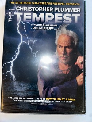 The Tempest, Christopher Plummer  DVD 2011 Stratford Shakespeare Festival,NEW