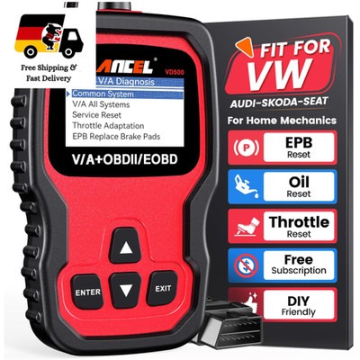 ANCEL VD500 OBD2 Diagnosegerät für VW Audi Skoda Seat   Fehlercodes Auslesen