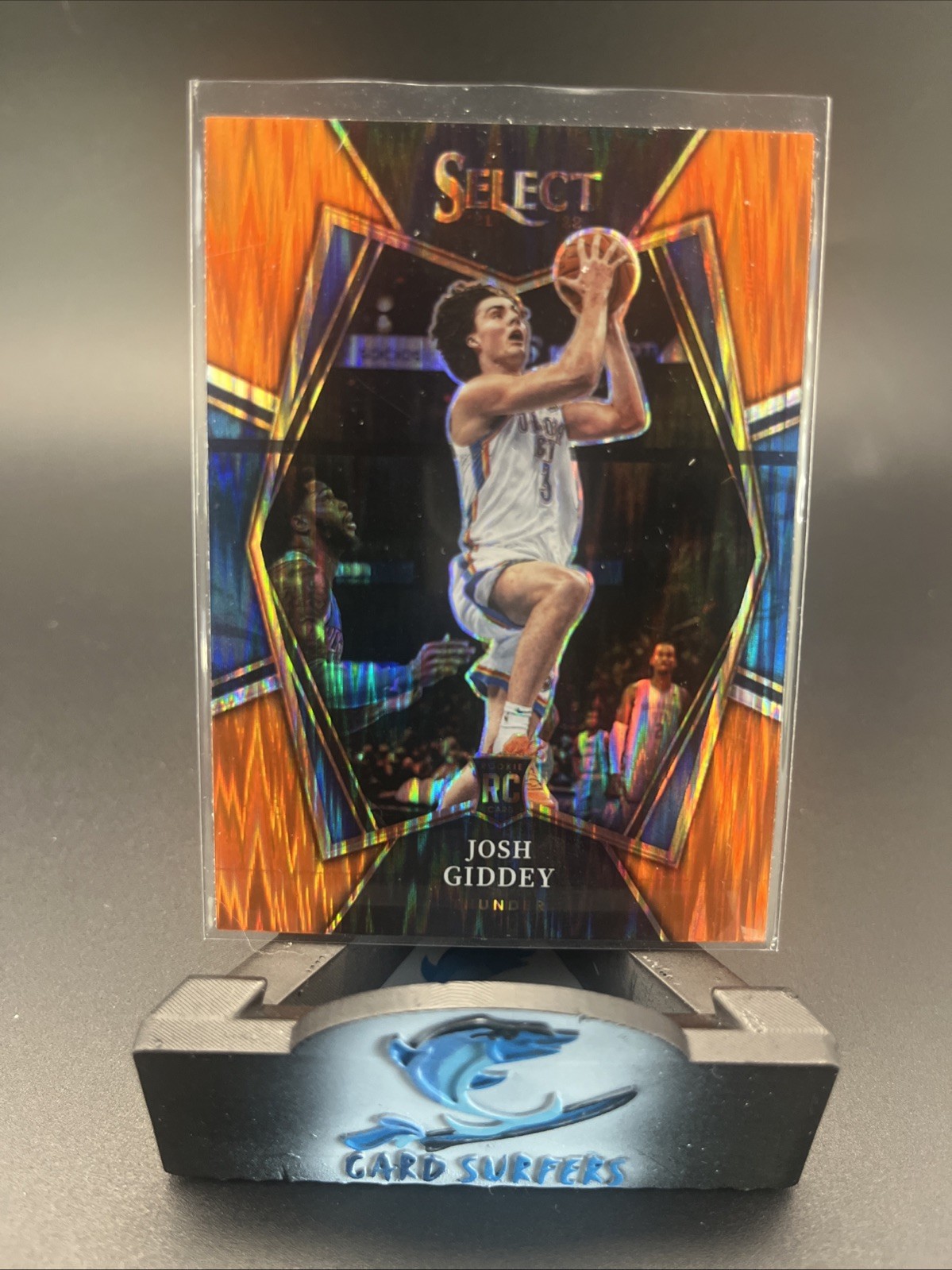 2021-22 Select JOSH GIDDEY Orange Flash Prizm Rookie RC Premier #143 OKC