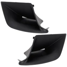 Set of 2 Fog Light Covers Front Driver & Passenger Side Left Right Pair
