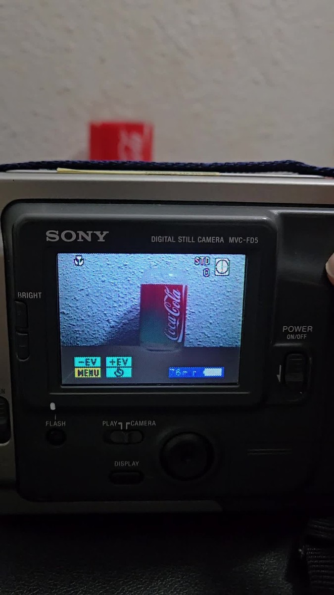 Vintage 90s Sony Mavica MVC-FD5 Digital camera w/ floppy disk | eBay