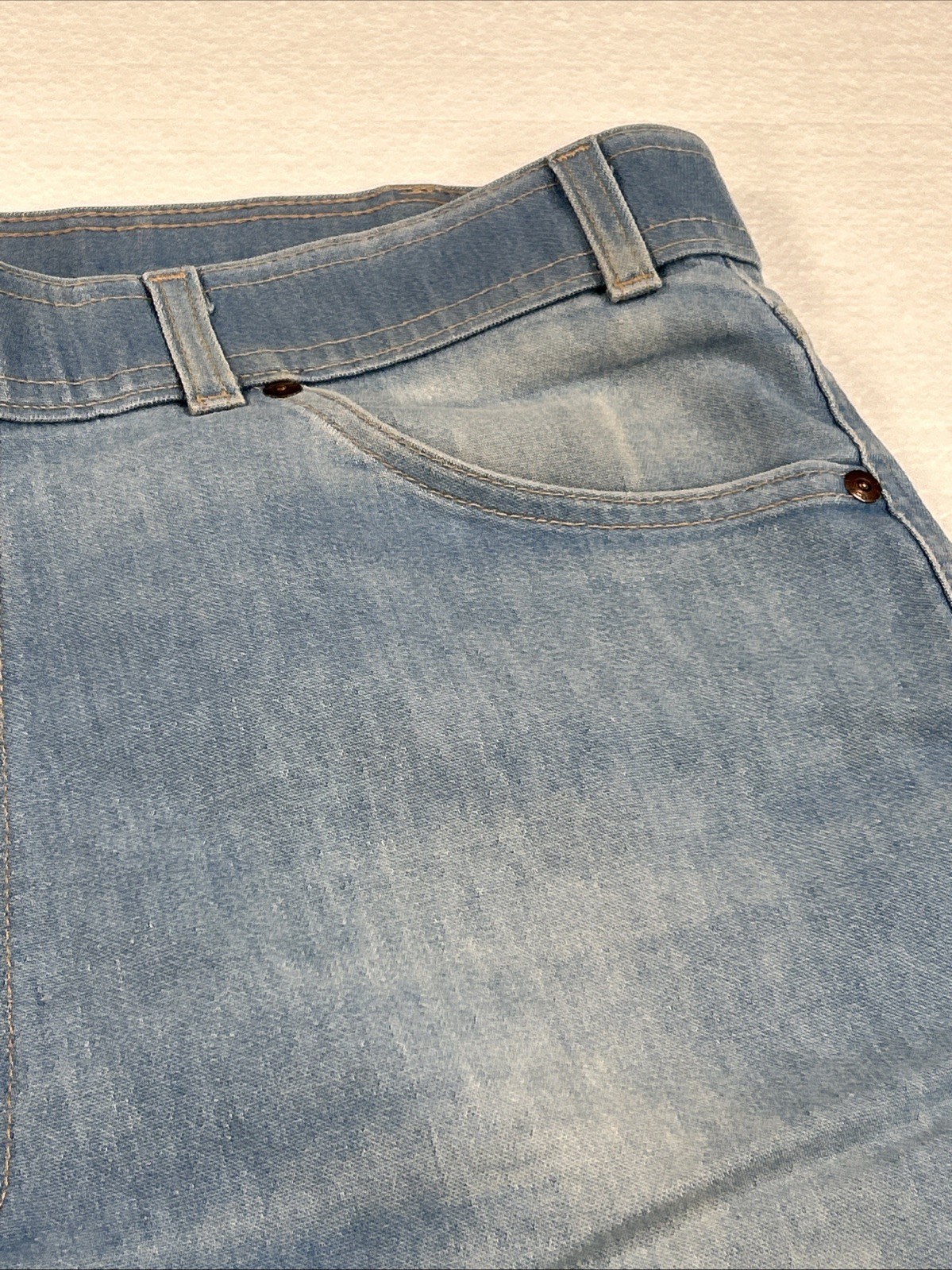 Levi's With A Skosh More Jeans Men 36 x 32 Denim Relaxed Fit Orange Tab Vintage thumbnail 5