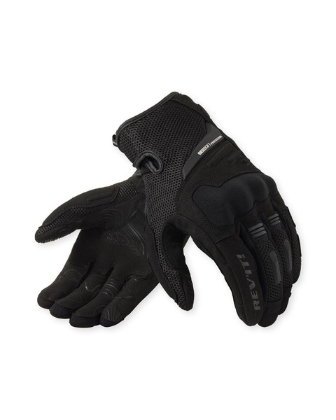 Revit Cavern Sommer Handschuhe Schwarz XL Touren Motorrad Mesh Handschuh-image
