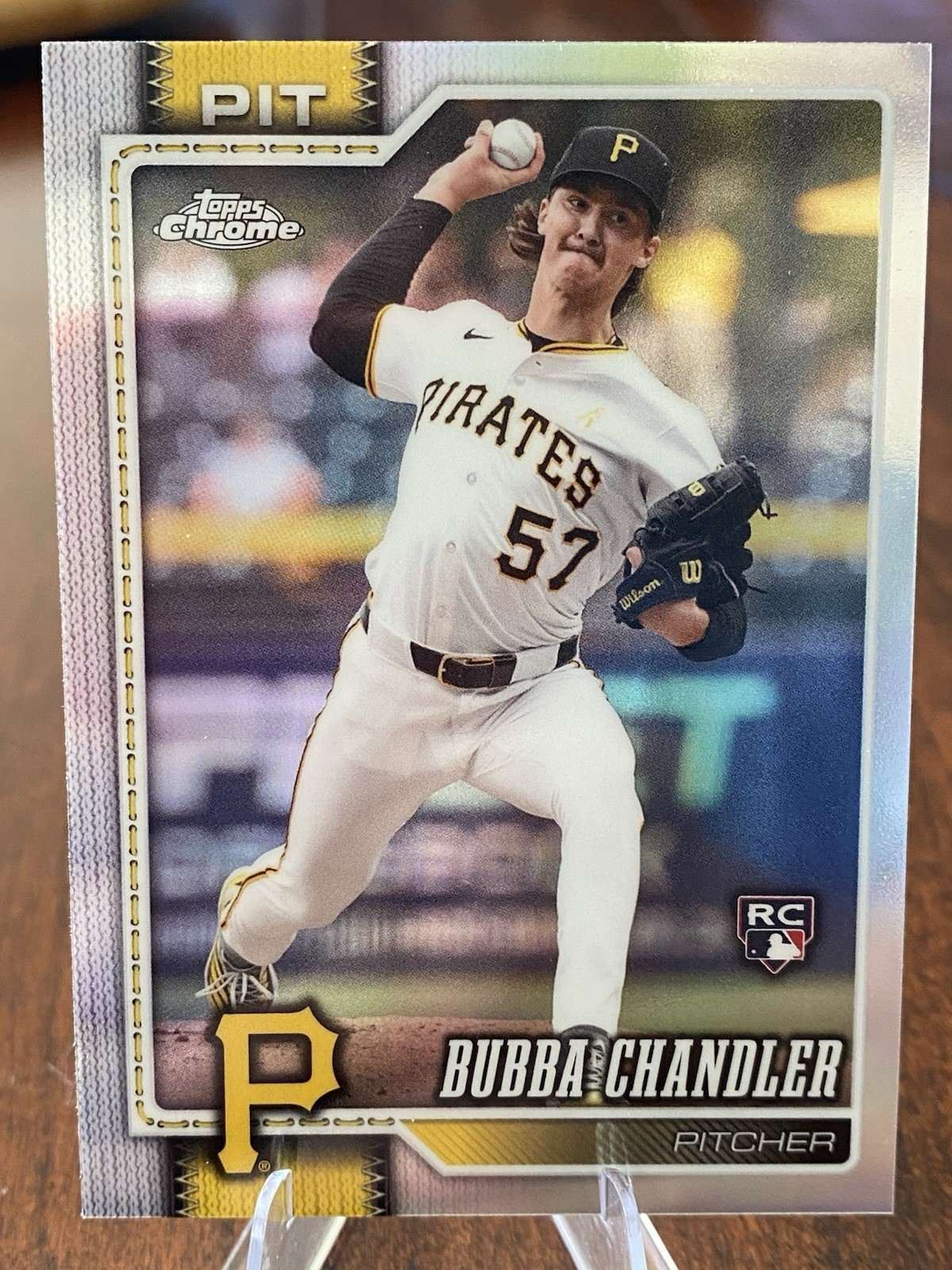 BUBBA CHANDLER 2026 TOPPS CHROME BASEBALL ROOKIE RC #93 PIRATES