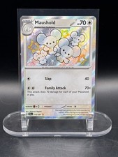 Pokémon TCG Maushold 210/091 SV: Paldean Fates Holo on eBay