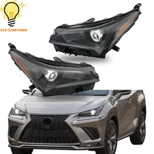For 2018-2019-2020-2021 Lexus NX300 NX300h Left&Right Side LED Headlight W/O AFS