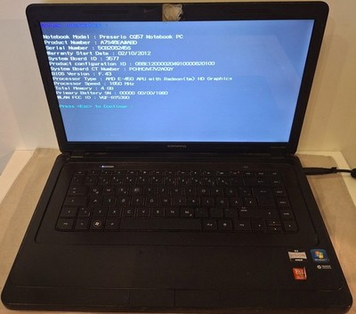 HP compaq presario cq57 Notebook  Hewlett Packard 15,6'' Display ( 1902 )