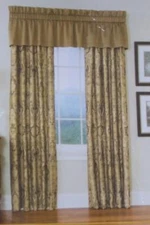 American Century Tailored Valance - Grand Manor Gold