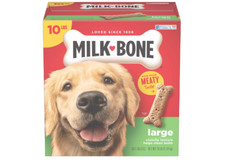 Milk-Bone Original Dog Biscuits, Large Crunchy Dog Treats, 10 lbs.