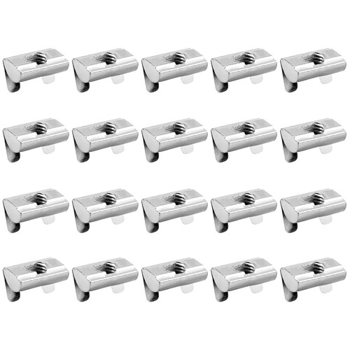 20x Nutensteine mit Zentrierung Klemmfeder für 40er Nut 8 Aluprofil Befestigung - Bild 4 von 12