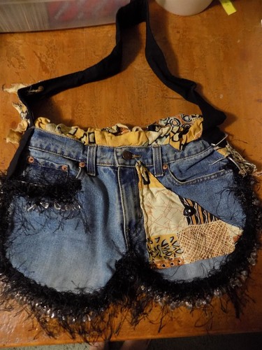 Handmade Jordache Jeans Purse Wild & Funky Original
