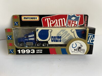 Matchbox Team NFL Colts 1993 Semi Trailer(B1)