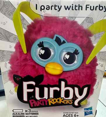 Furby Party Rockers Pink Interactive Toy Hasbro-New Box Never