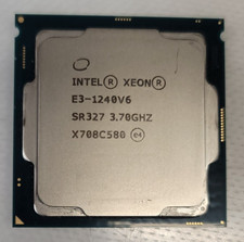 Intel Xeon E3-1240 v6 3.70GHz 8MB Quad Core LGA1151 CPU Processor SR327 Grade A