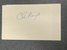 CHRIS BOURJOS (1980) autographed 3 x 5 index card MLB Guaranteed to Pass