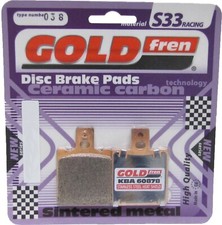 Goldfren S33 Brake Pads Front For Malanca 125 Mark Enduro -1984