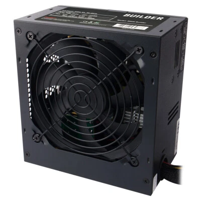 Black 500W ATX Computer PC PSU Power Supply Unit 500 Watt 120MM Silent Fan UK