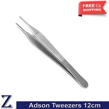 Surgical Adson Tweezers Dressing Forceps Dental Tissue Anatomical Pliers CE