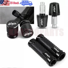Handlebar Hand Grips Bar End Gel For Kawasaki Ninja 250 300 400 650 1000 H2 H2R