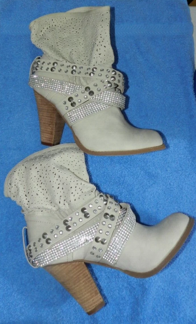 Not rated cream boots cheap