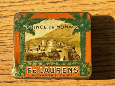 Vintage Prince de Monaco Cigarettes Tin
