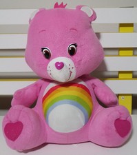 RAINBOW HEART CAREBEARS CARE BEARS PLUSH TOY SOFT TOY  30CM SEATED KIDS TOY