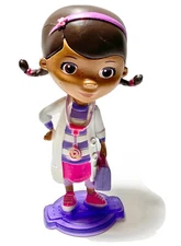 Disney Junior 3.5” Doc McStuffins Girl Figure in Doctor’s Outfit Caketop/Toy