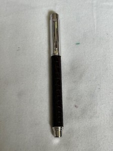 Caran d'Ache Leather body Fountain Pen, 18K M Nib-Exc. Condition