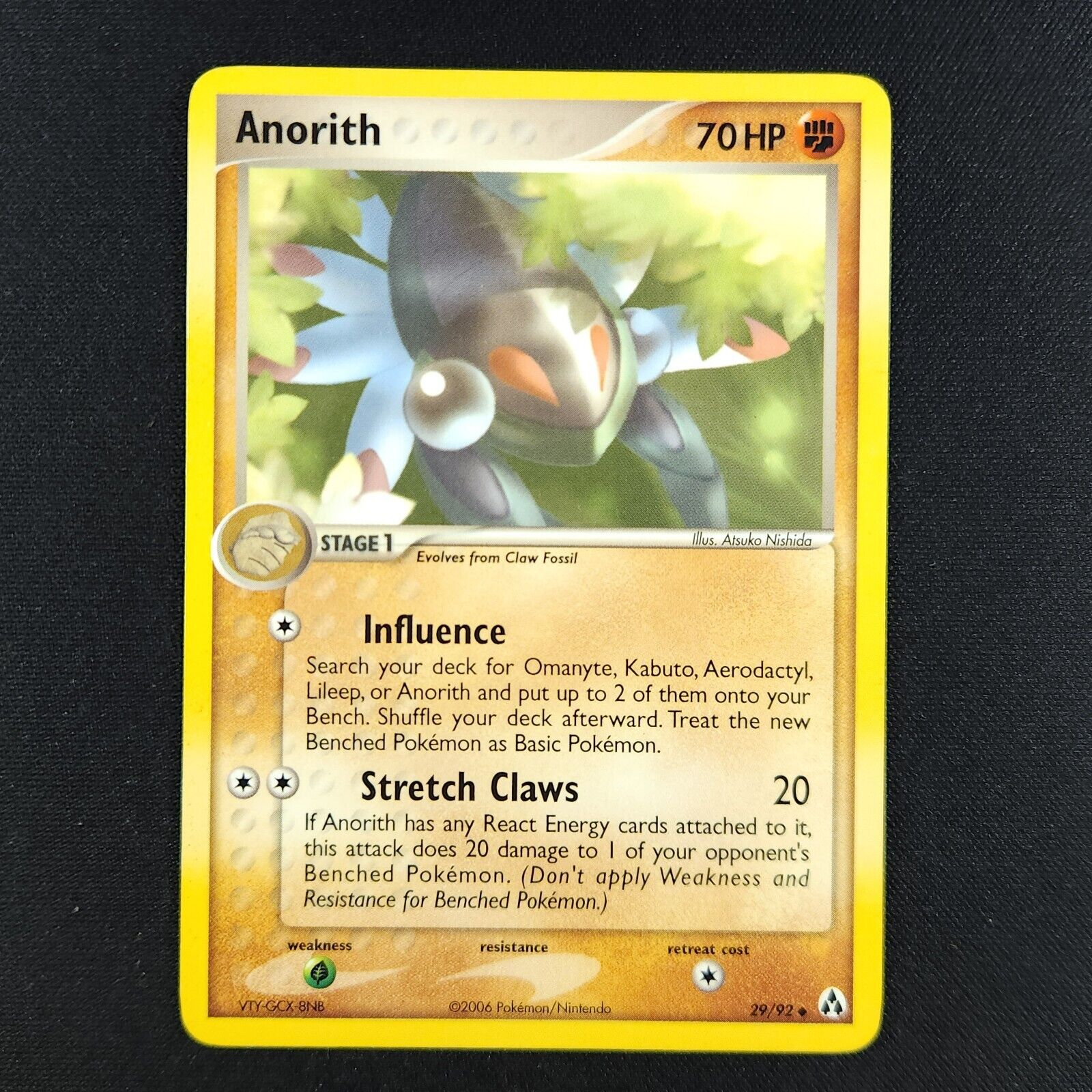 Anorith 29/92 - EX Legend Maker - Pokemon Card