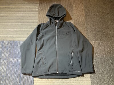 Womens Merrell Size Medium Black Jacket Aeroblock Soft Shell Fleece