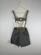 Bavarian Lederhosen Great Suede Leather US 24 Waist EU Size  24  Oktoberfest