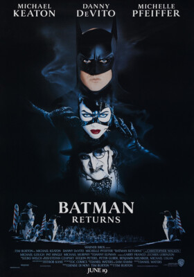 Batman Returns (1992) Batmans Rückkehr POSTER Plakat #398