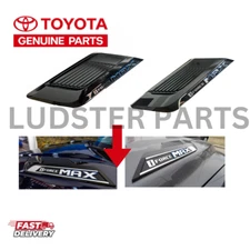 22-26 TOYOTA TUNDRA I-FORCE MAX HOOD SCOOP VENT COVER EMBLEM BADGE TRIM SET OEM