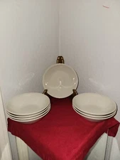 Vintage Home Beautiful Bowls # JD950/ Japan 6¾" Diameter x 2" Tall Set Of 8