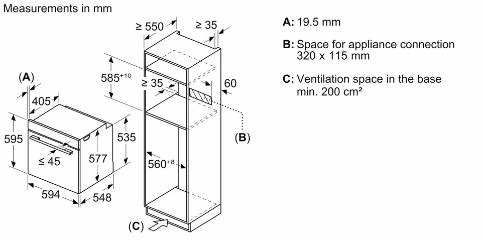 Bosch, Serie 8, HMG776NB1  Einbau-Backofen mit Mikrowellenfunktion schwarz - Bild 3 von 4