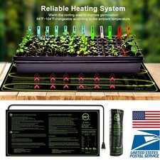 10" x 20" Seedling Heat Mat Thermostatic Control Waterproof Heating Pad for Seed